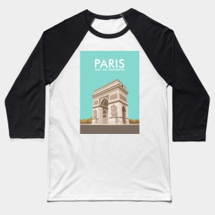 The Arc de triomphe paris france Baseball T-Shirt